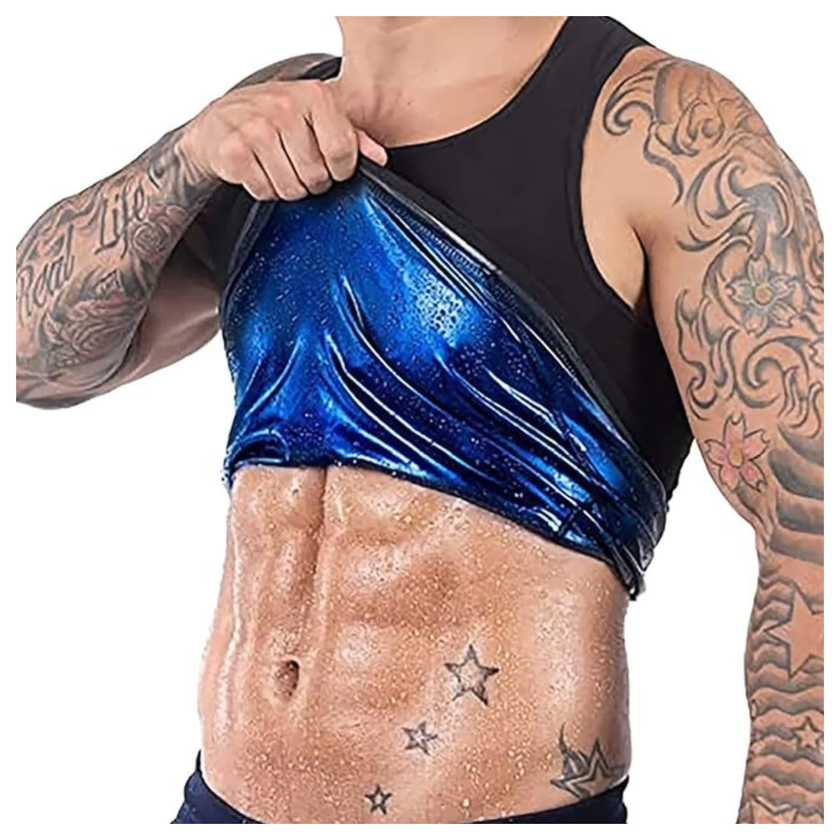 Olsic Man Sweat Shaper and Sliming Vest for Weight Loss, Exercises and Fitness Fat Burning Shaper for Man & Women