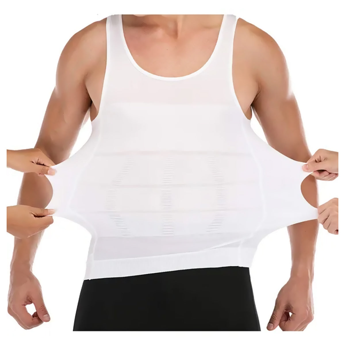 Olsic Body Shaper Undershirt Slimming Tummy Tucker Lift for Men