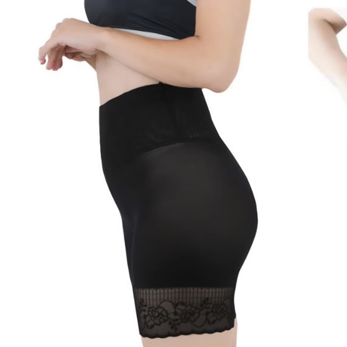 Olsic High Waist Abdomen Slimming Short Pants Tummy Control Panties Women Body Shaper Underwear -Elastic-Shapewear