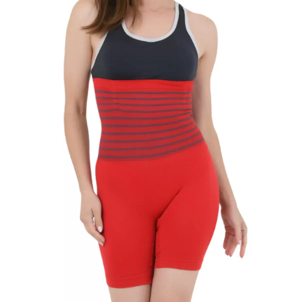 Olsic High Waist Abdomen Slimming Short Pants Tummy Control Panties Women Body Shaper Underwear -Elastic-Shapewear