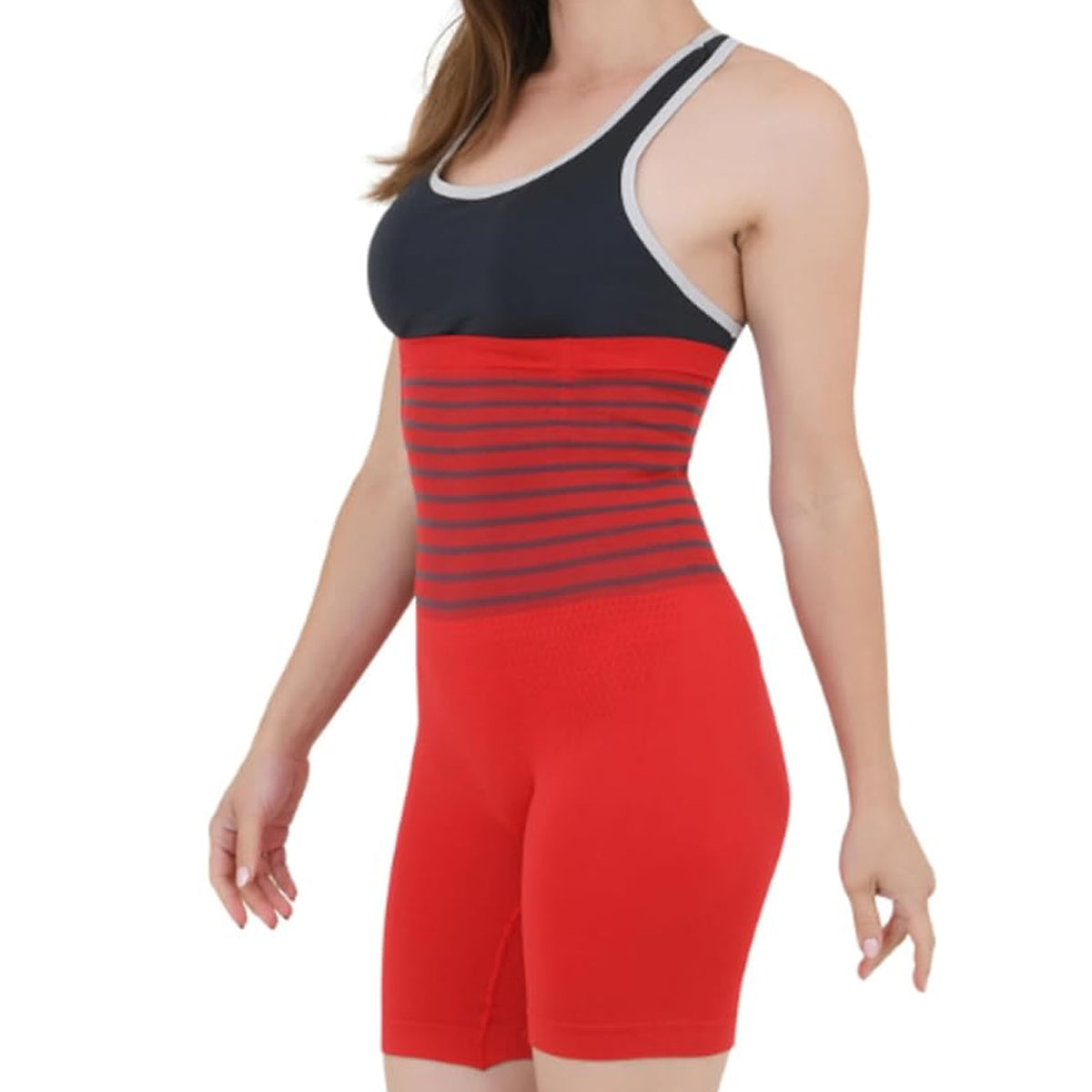 Olsic High Waist Abdomen Slimming Short Pants Tummy Control Panties Women Body Shaper Underwear -Elastic-Shapewear