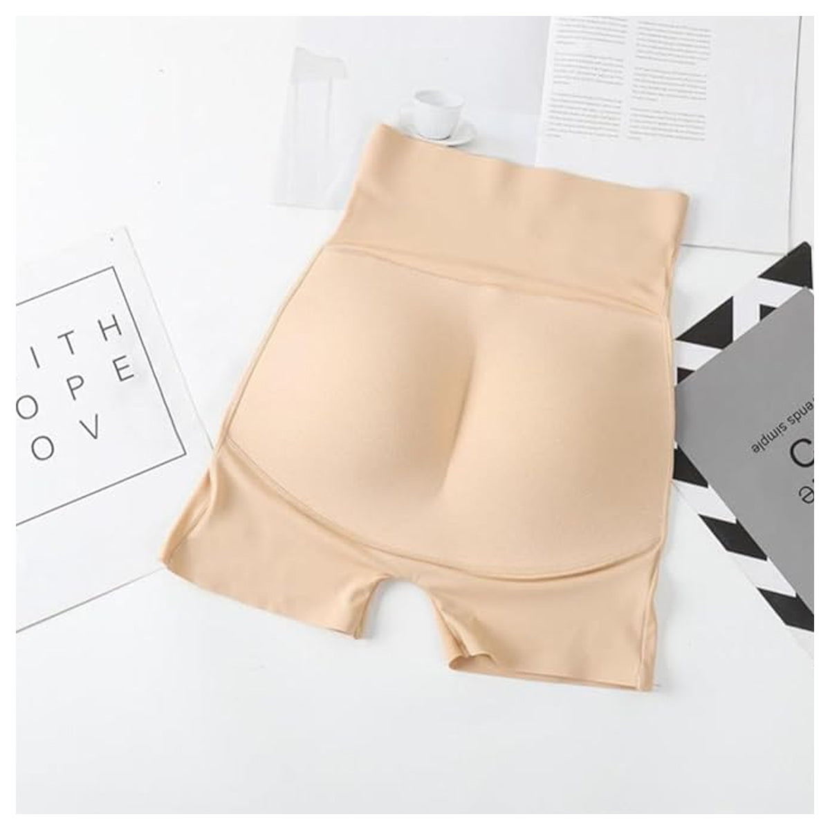 Olsic Lady Women's Butt Lifter Padded Panties, Butt Hip Enhancer Padded Underwear Push Up Panties | Inbuilt Non Remove Sponge Pads