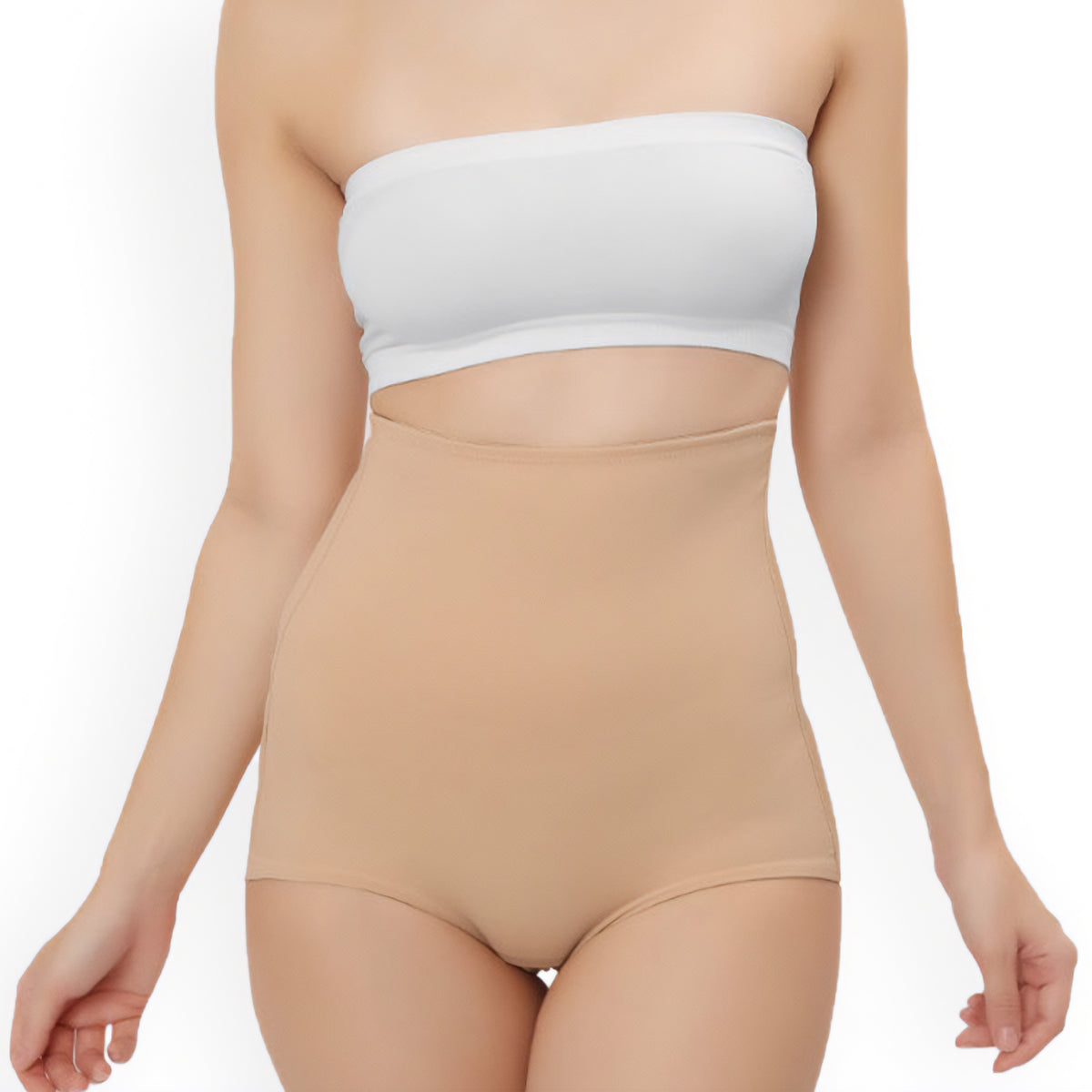 Olsic Women Waist Slimming Panties Shapewear Tummy Control Tucker with Anti Rolling Strip Underwear Shapewear