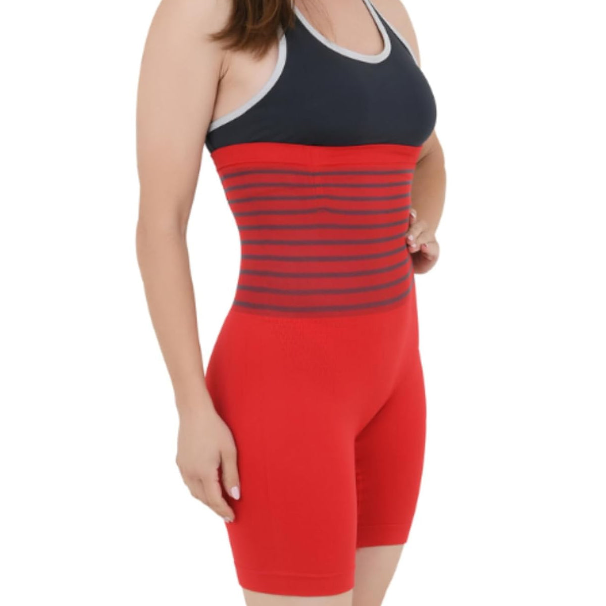 Olsic High Waist Abdomen Slimming Short Pants Tummy Control Panties Women Body Shaper Underwear -Elastic-Shapewear