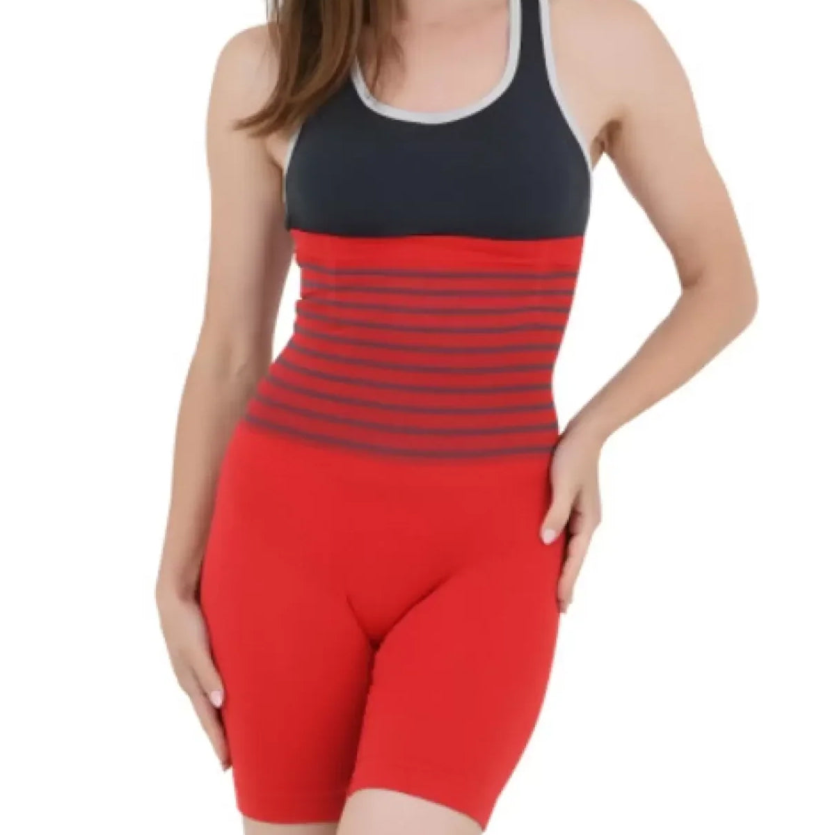 Olsic High Waist Abdomen Slimming Short Pants Tummy Control Panties Women Body Shaper Underwear -Elastic-Shapewear