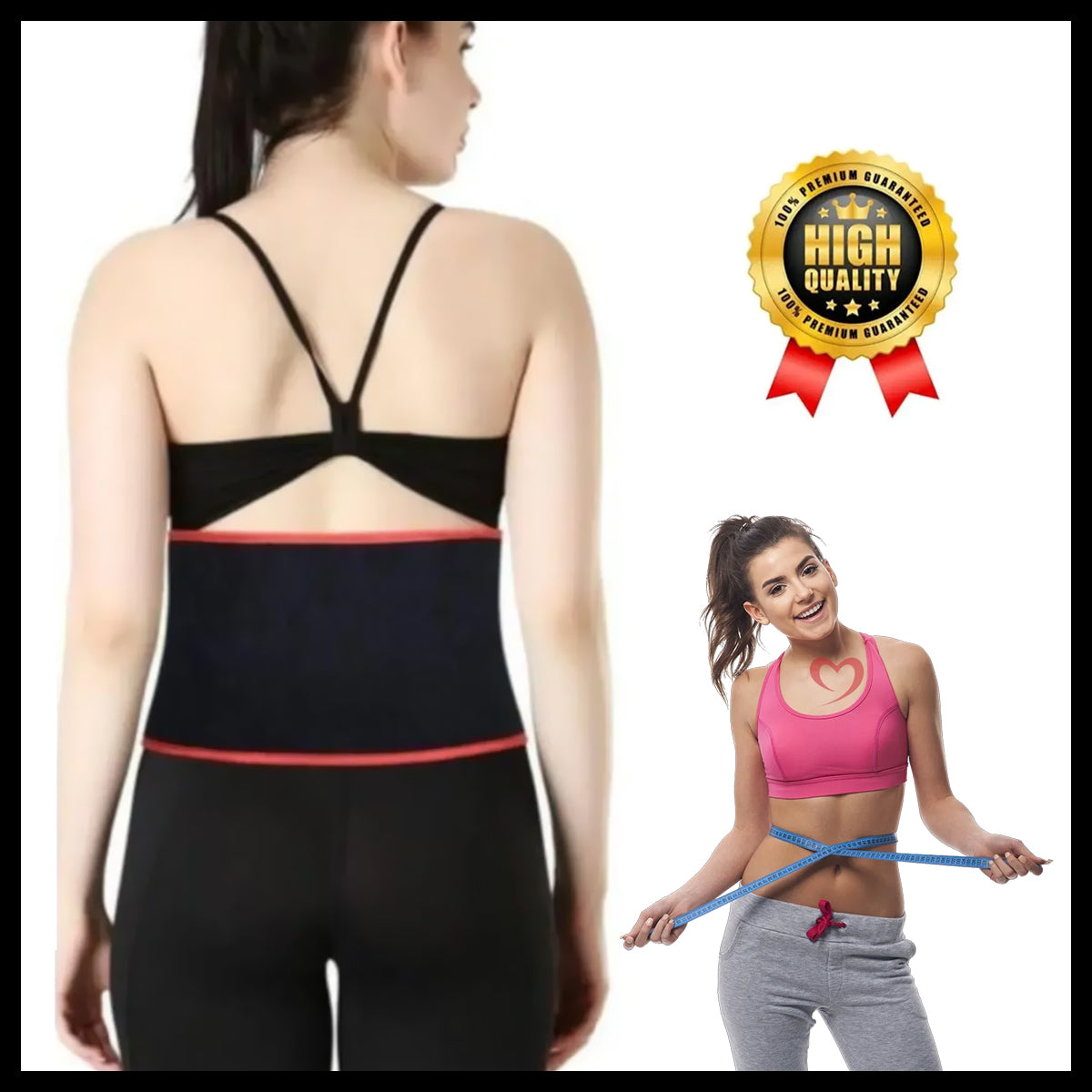 Olsic Sweat Slim Belt for Men and Women Non-Tearable Neoprene Shaper wear and Tummy Exercise