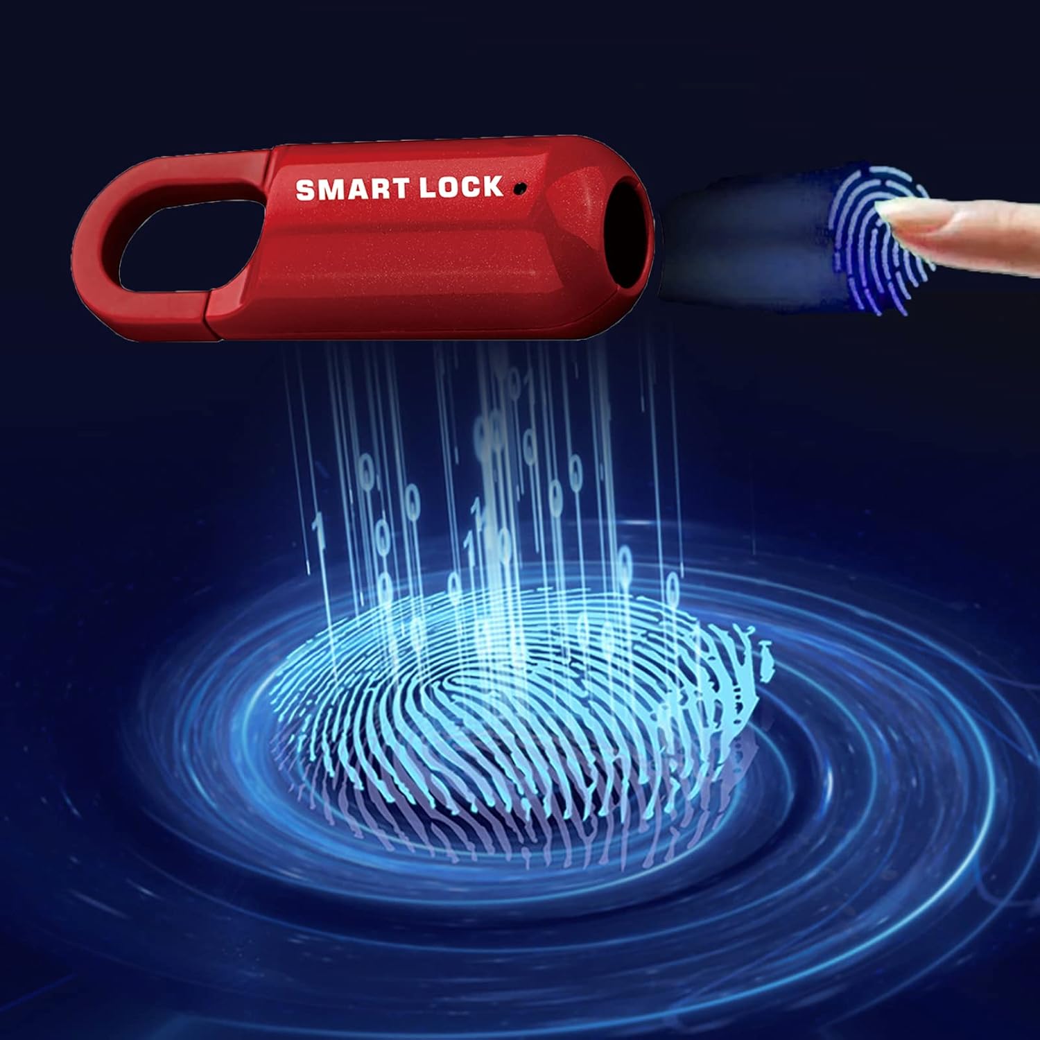 Olsic Mini Smart Fingerprint Lock fashion Biometric Keyless USB Rechargeable Padlock Chip Anti-theft Luggage box bag fingerprint lock