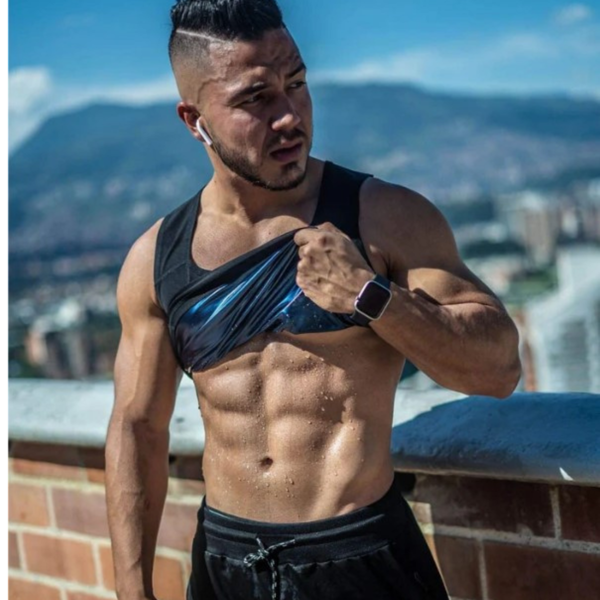 Olsic Man Sweat Shaper and Sliming Vest for Weight Loss, Exercises and Fitness Fat Burning Shaper for Man & Women