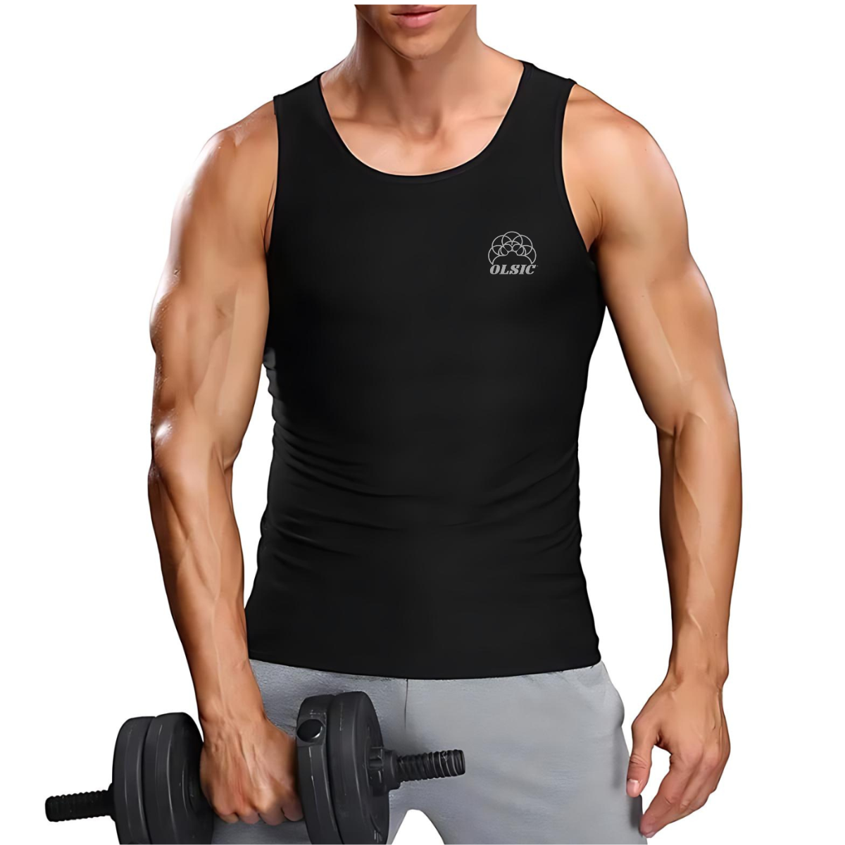 Olsic Man Sweat Shaper and Sliming Vest for Weight Loss, Exercises and Fitness Fat Burning Shaper for Man & Women