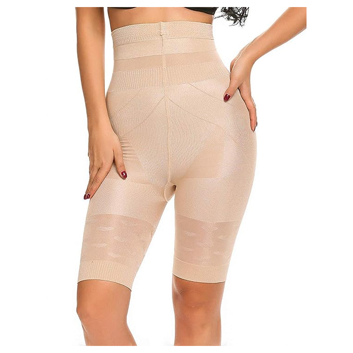 Olsic Tummy Control Body Shaper Shorts - High Waist Thigh Slimmer Panties Shapewear for Women