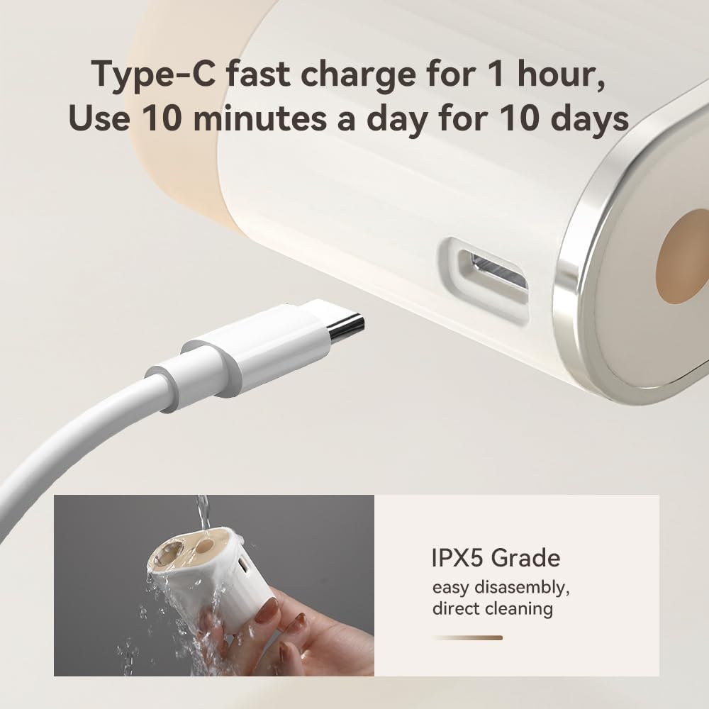 Olsic Red Light Therapy For Hair Smart Electric Scalp Massager and Hair Oil Applicator & massager for Scalp With LED Red Light Therapy