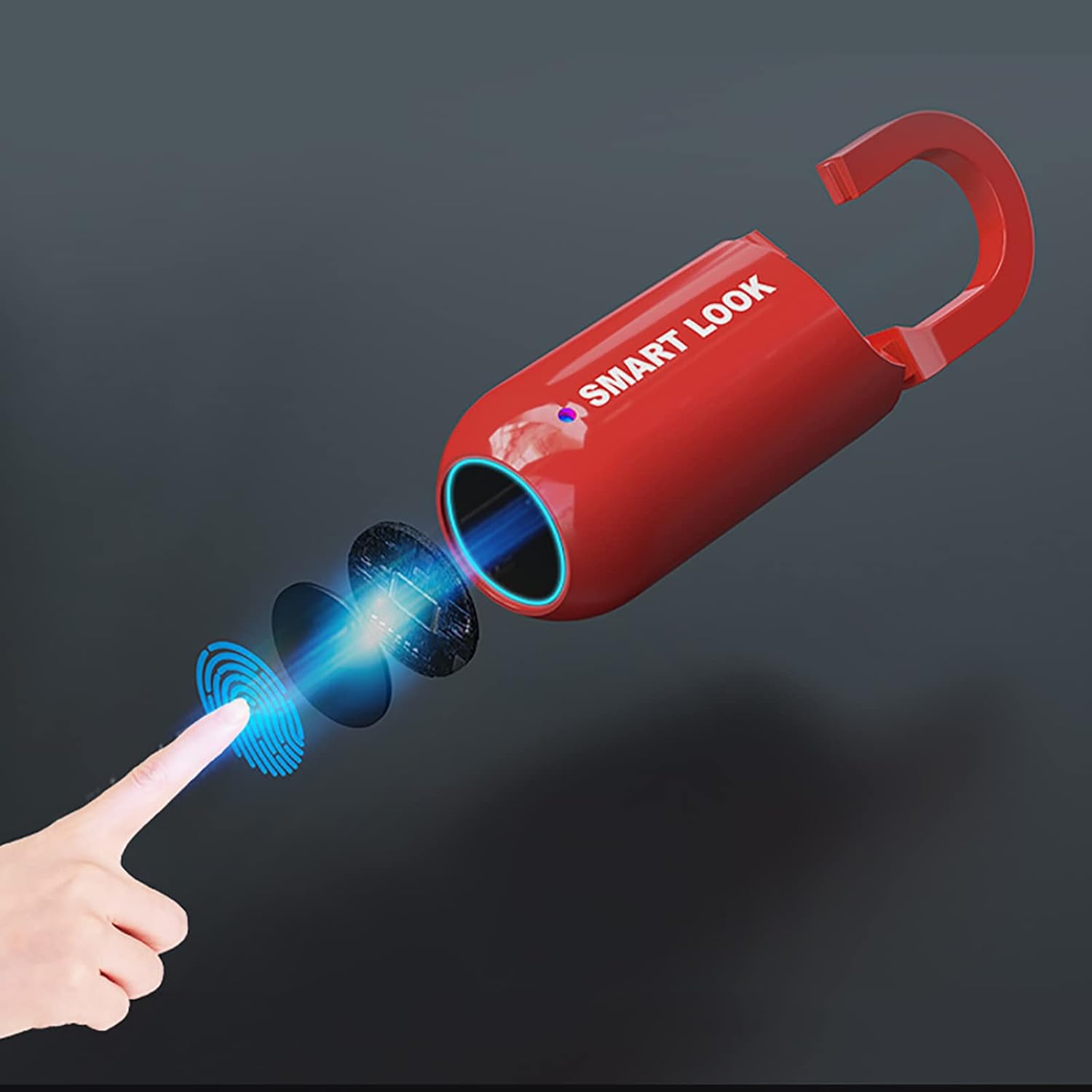 Olsic Mini Smart Fingerprint Lock fashion Biometric Keyless USB Rechargeable Padlock Chip Anti-theft Luggage box bag fingerprint lock