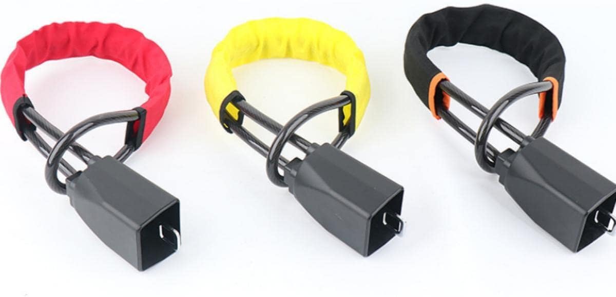 Car Steering Wheel Lock, Heavy Duty Safety Belt Buckle Attachment Steel Car Wheel Lock