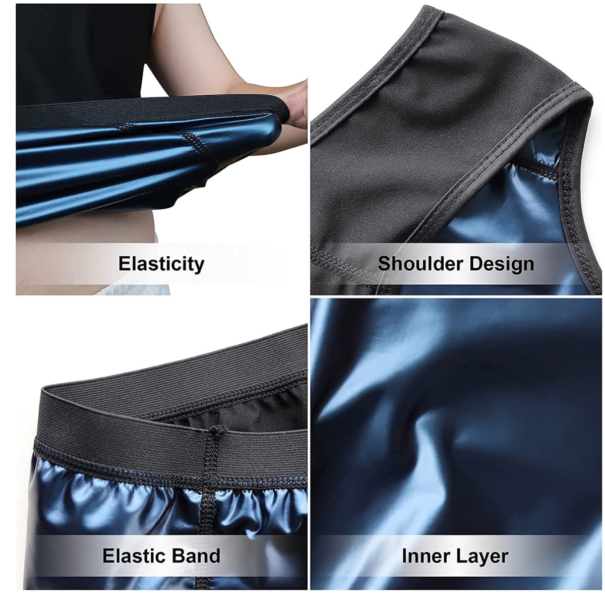 Olsic Man Sweat Shaper and Sliming Vest for Weight Loss, Exercises and Fitness Fat Burning Shaper for Man & Women