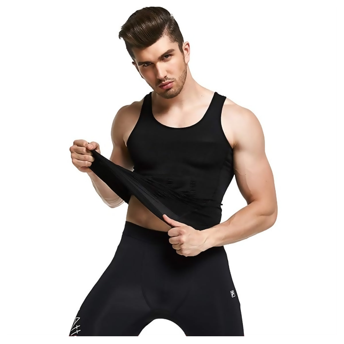 Olsic Undershirt Body Shaper Slimming Tummy Tucker Lift for Men