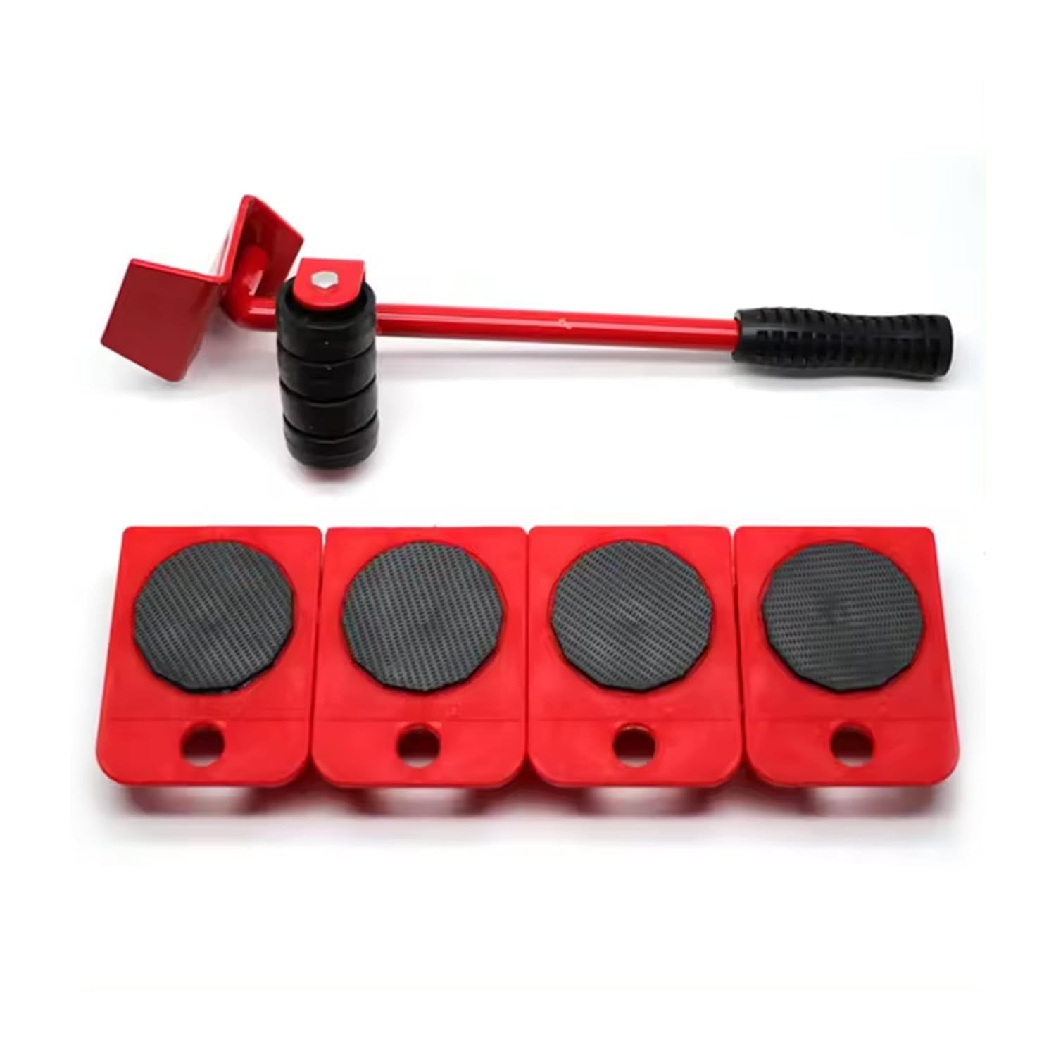 Olsic Furniture heavy duty transport mover wheel roller with lifter bar jack universal trolley shifter