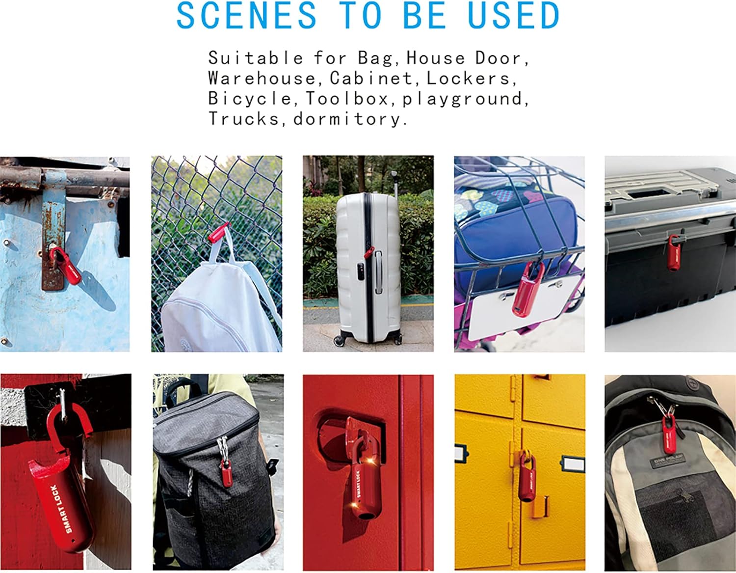 Olsic Mini Smart Fingerprint Lock fashion Biometric Keyless USB Rechargeable Padlock Chip Anti-theft Luggage box bag fingerprint lock