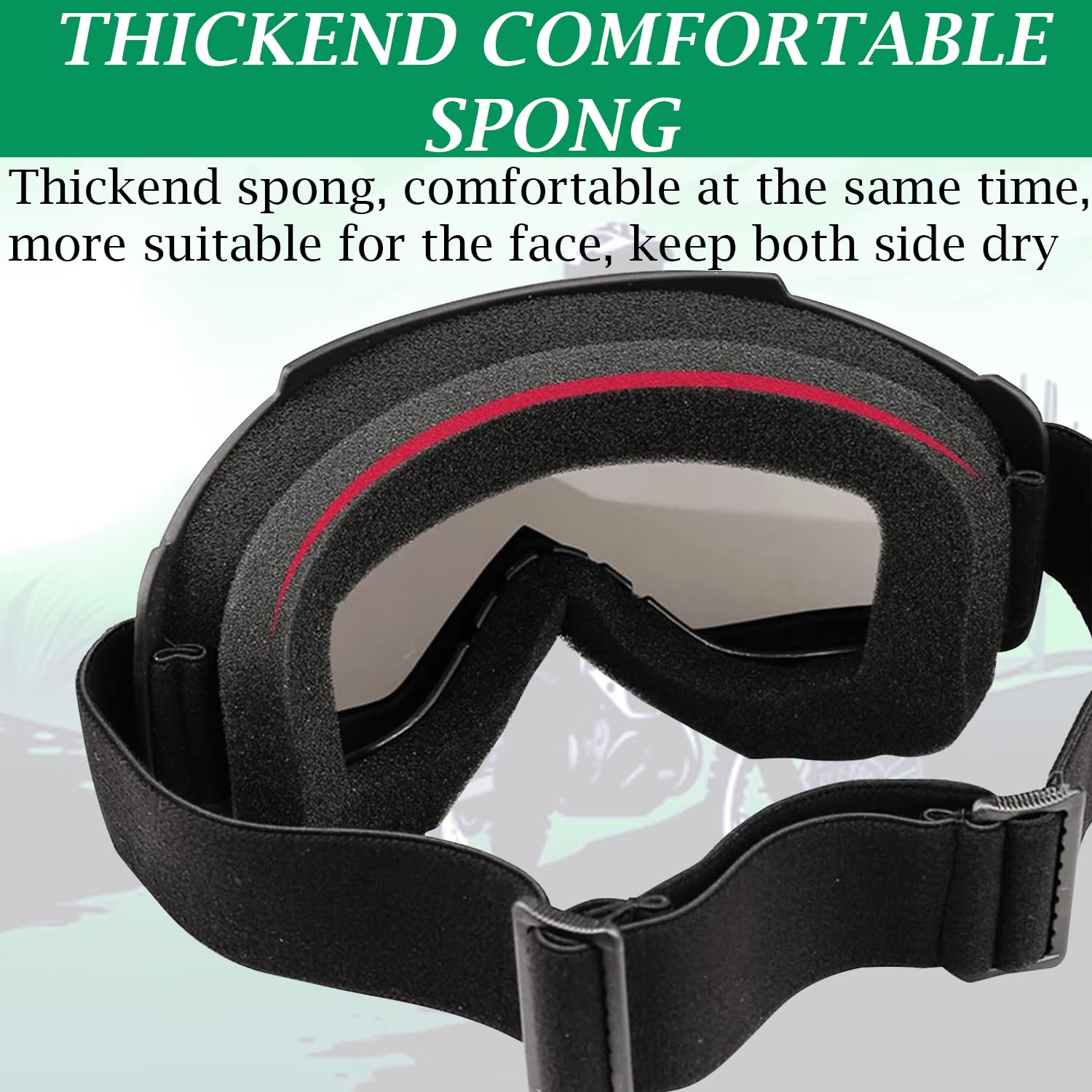 Olsic Windproof Snowboard Goggles Ski Goggles Motocross Glass Face Mask Protection Gear UV protection Blowtorch, Welding Safety Goggle (White)