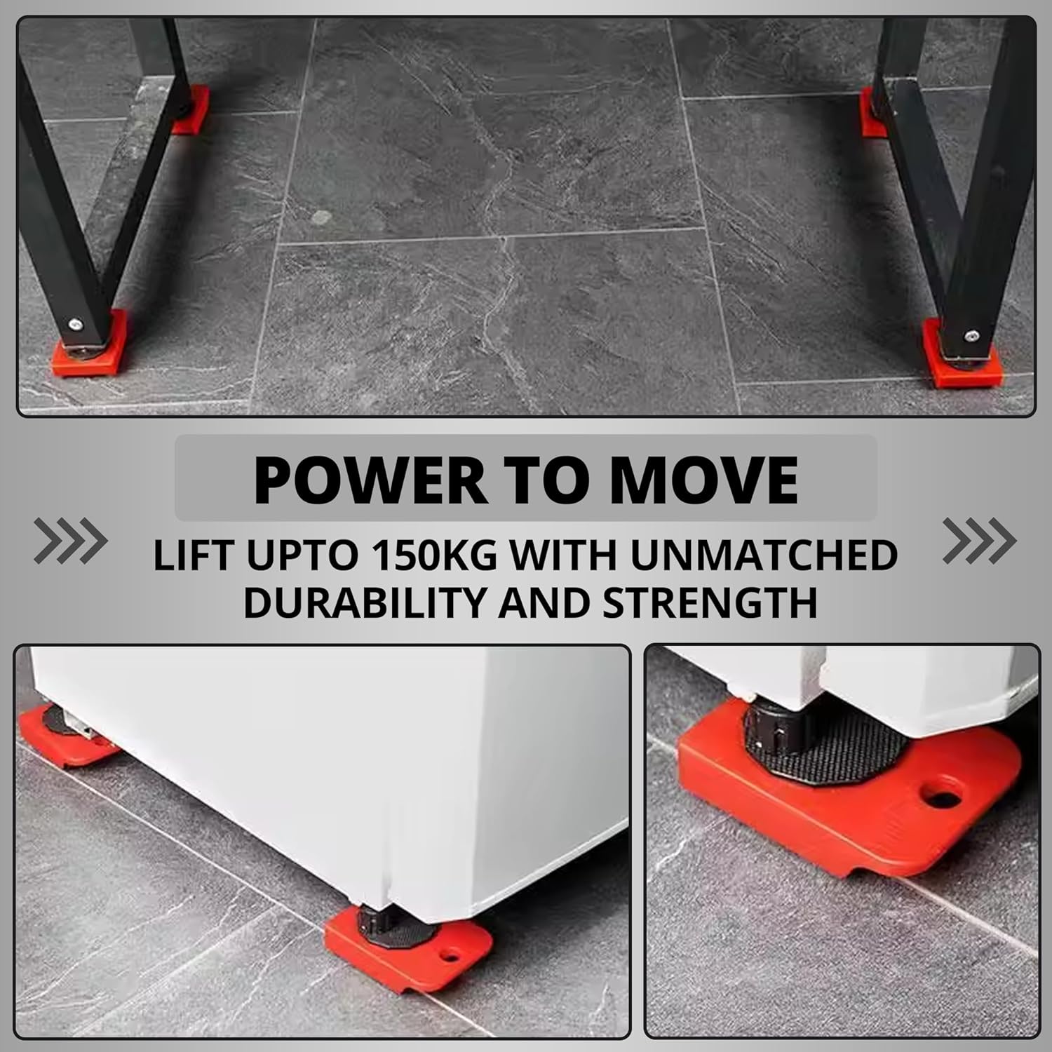 Olsic Furniture heavy duty transport mover wheel roller with lifter bar jack universal trolley shifter