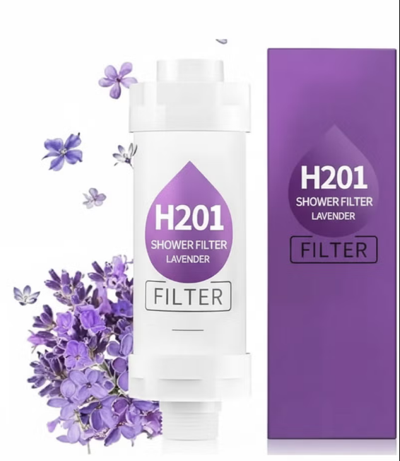 20 Stage Aromatherapy Shower Filter for Hard Water | Rose, Lavender, Jasmine & Cherry Blossom | Chlorine Removal Filter