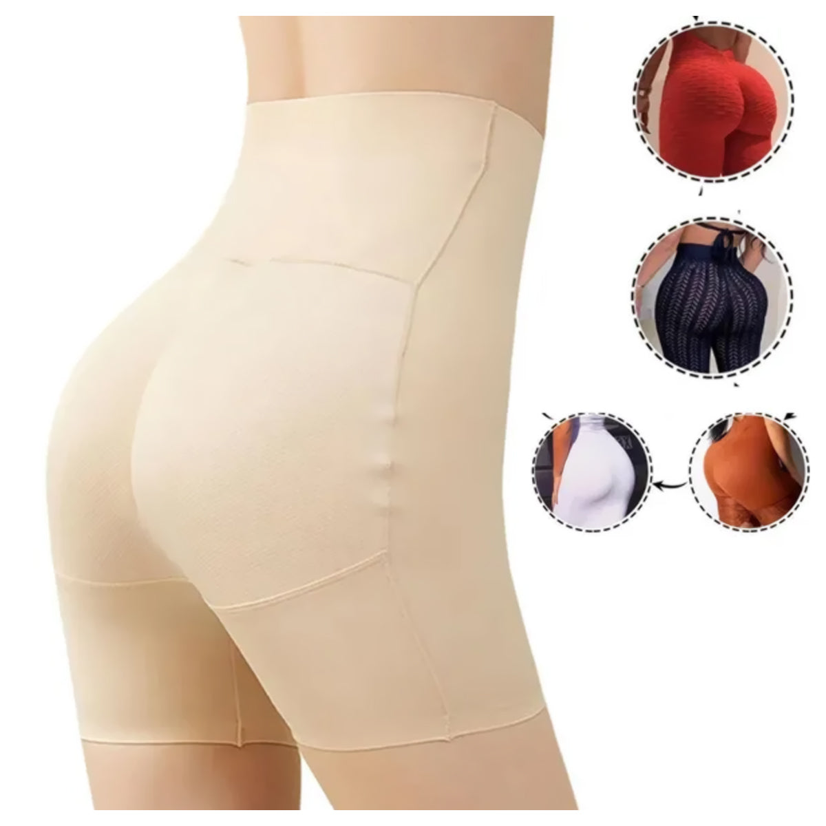 Lady Women's Butt Lifter Padded Panties, Butt Hip Enhancer Padded Underwear Push Up Panties | Inbuilt Non Remove Sponge Pads