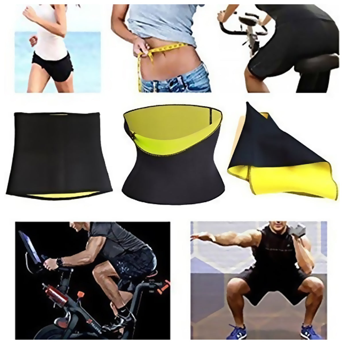 Body Shaper Slimming Belt for Men and Women Shapewear for Exercise & Workout