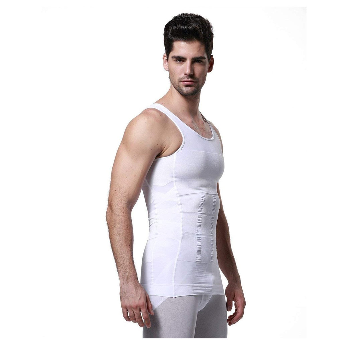 Body Shaper Undershirt Slimming Tummy Tucker Lift  for Men