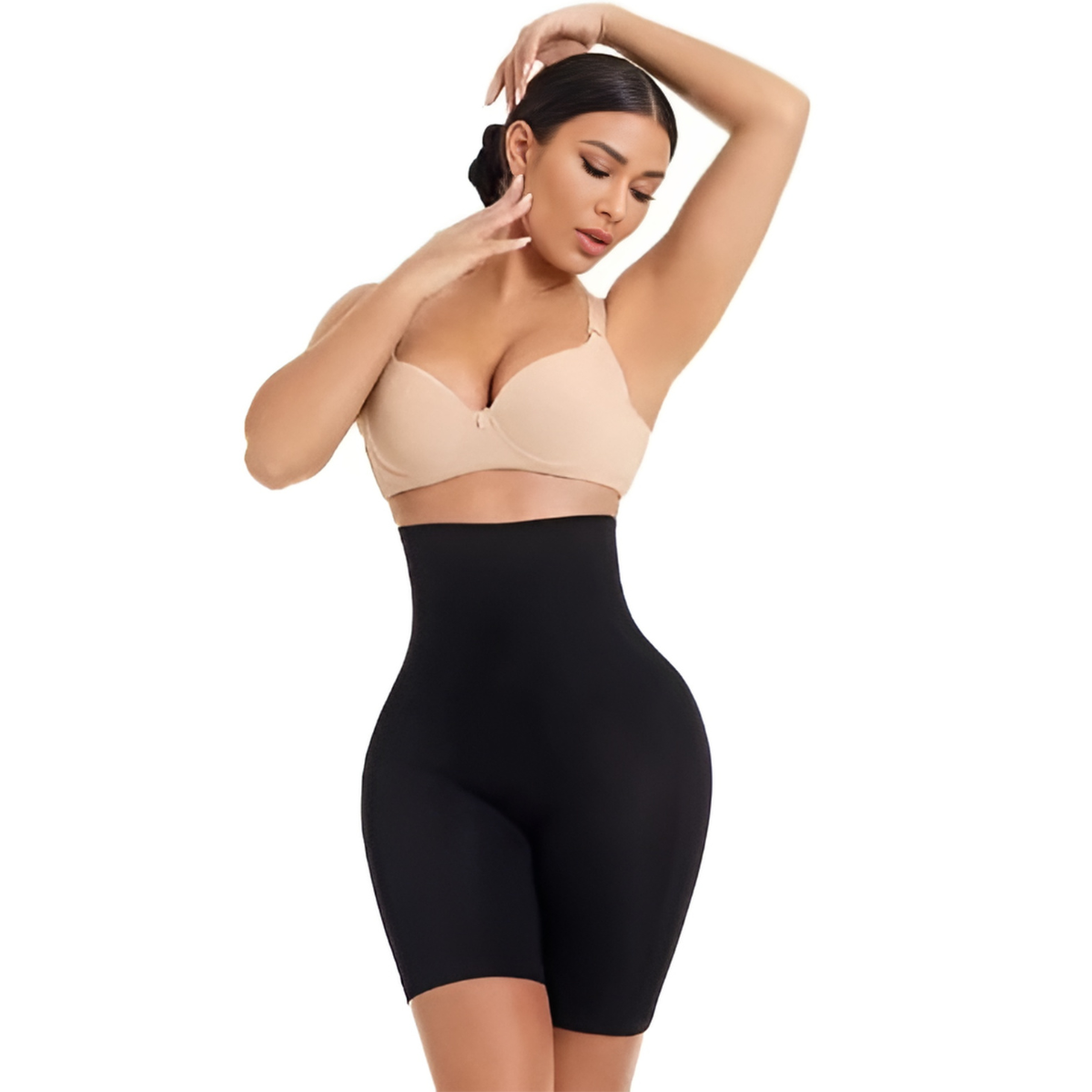 Women's Tummy Control Shapewear Thigh Slimmer Shorts High Waist