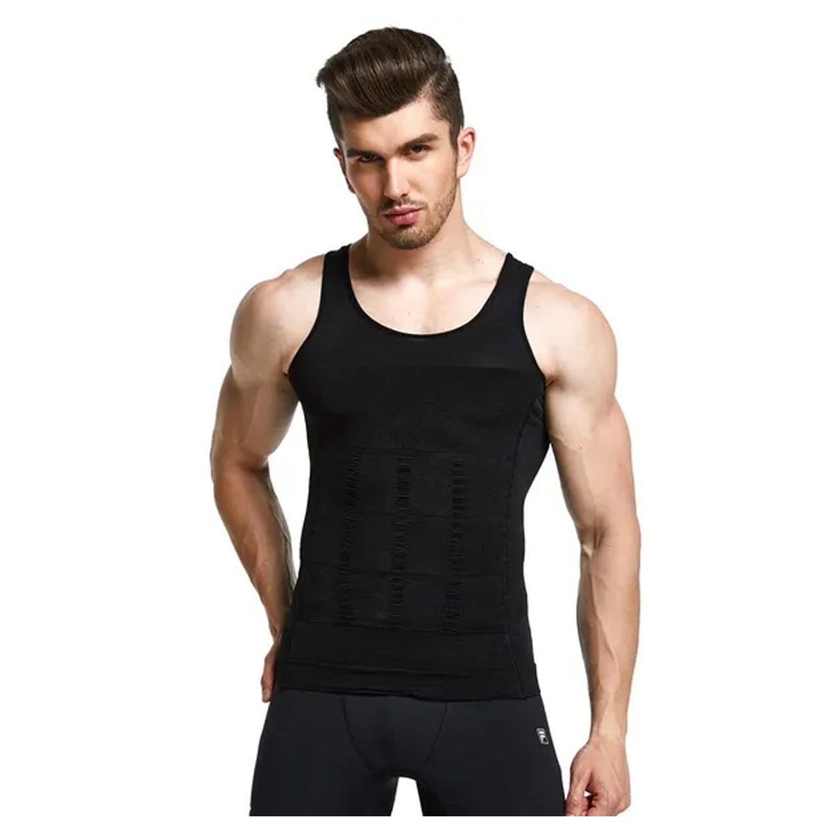 Undershirt Body Shaper Slimming Tummy Tucker Lift for Men