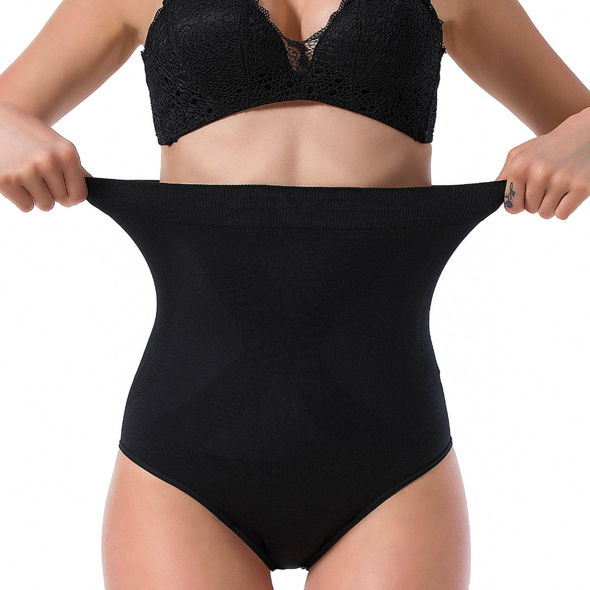 Women Waist Slimming Panties Shapewear Tummy Control Tucker with Anti Rolling Strip Underwear Shapewear