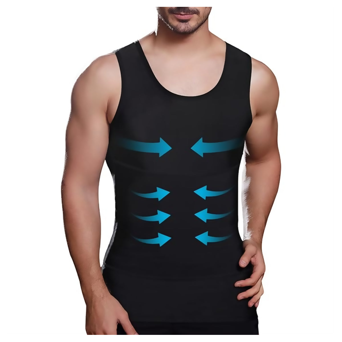 Undershirt Body Shaper Slimming Tummy Tucker Lift for Men