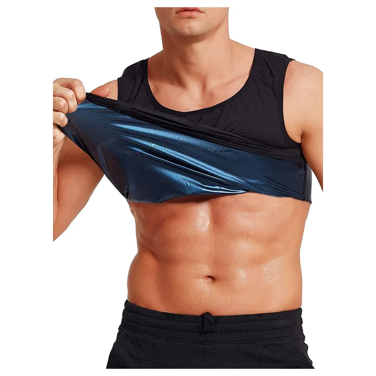 Man Sweat Shaper and Sliming Vest for Weight Loss Exercises and Fitness Burning Shaper for Man