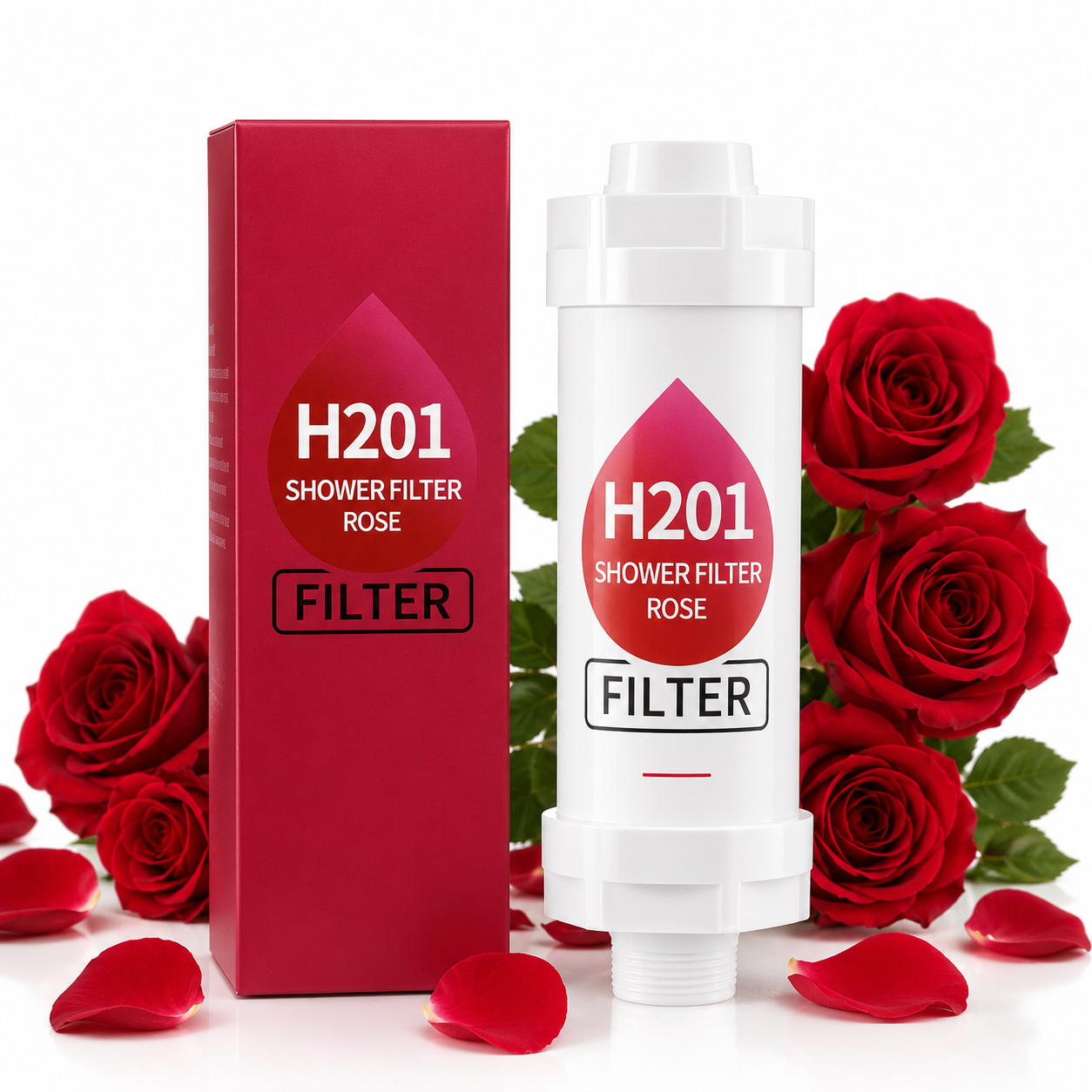 20 Stage Aromatherapy Shower Filter for Hard Water | Rose, Lavender, Jasmine & Cherry Blossom | Chlorine Removal Filter