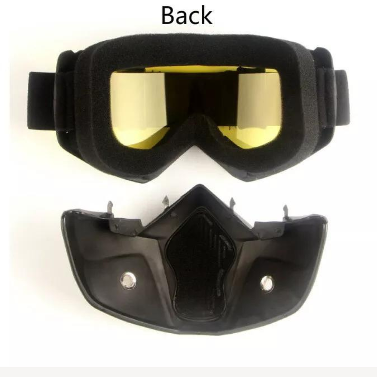 Men & Women Windproof Snowboard Goggles Ski Goggles Motocross Glass Face Mask Protection Gear UV protection Blowtorch, Welding Safety Goggle (Yellow)