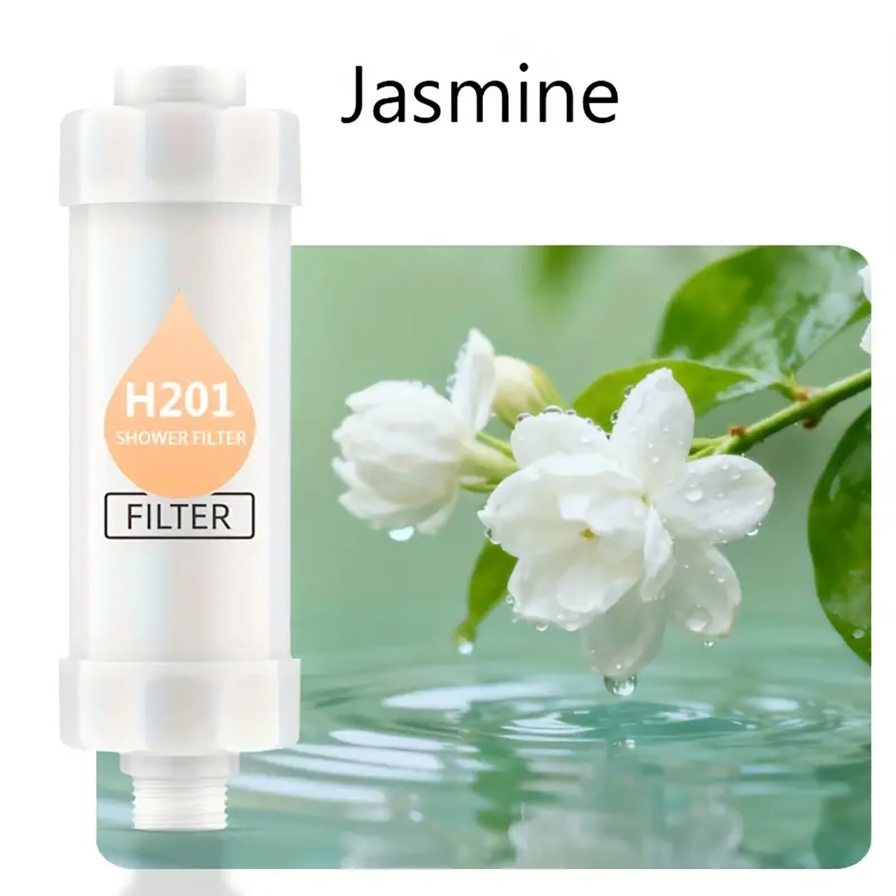 20 Stage Aromatherapy Shower Filter for Hard Water | Rose, Lavender, Jasmine & Cherry Blossom | Chlorine Removal Filter